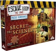 Clint pumphrey it's a friday night and you and a few friends are looking t. Amazon Com Escape Room The Game Puzzle Adventures Secret Of The Scientist Jigsaw Puzzle Escape Room Board Game For Adults And Teens Toys Games