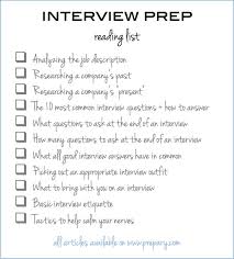 How To Prepare For An Interview Use This Easy Checklist The Prepary Job Interview Tips Interview Skills Interview Preparation