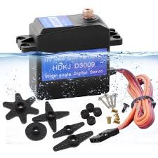 12 28 Hdkj D3009 Servo Digital High Precision Metal Gear High Torque Wide Angle Waterproof Wingless Robot Servo Metal Gear Digital High Precision
