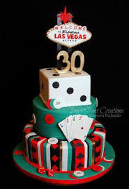 Fondant, ruffles and flowers cake #471. Vegas Themed Cakes