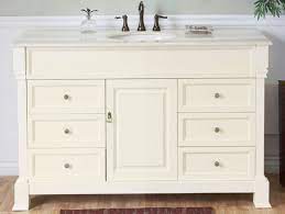 Take your bathroom to a whole new level by updating or replacing the vanity. 50 Inch Single Sink Bathroom Vanity In Cream White