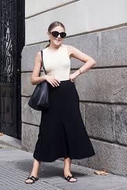 Black A Line Midi Skirt 5 Breezy Midi Skirt Styles For A Hot Day Be Daze Live Skirt Outfits Summer A Line Skirt Outfits Hot Weather Outfits