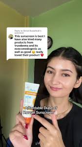 Affordable Dupe of Korean Sunscreen 🧴