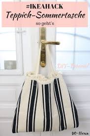 Ilgai laukta elektroninė parduotuvė jau čia! Teppich Sommertasche Ikeahack Sommertaschen Teppichtasche Blog Nahen