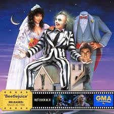 Originally it imagined beetlejuice as a winged demon whose human form was that of a small middle eastern man, and his plan for the deetzes was the original ending of mcdowell's screenplay had beetlejuice being destroyed by an exorcism and the maitlands' house shrinking down to the size of. Good Morning America Beetlejuice Was Released In Theaters On This Day 29 Years Ago Gma Yahoo Com Facebook