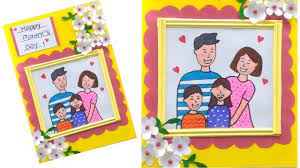Wishing both of you a happy parent's day! Parent S Day Card Making Diy Card For Parent S Day Easy Greeting Card For Parents Youtube