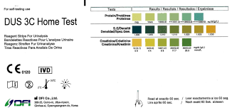 Home Kidney Function Tests Renal Disease Urine Test Strip 2 Tests Home Health Uk