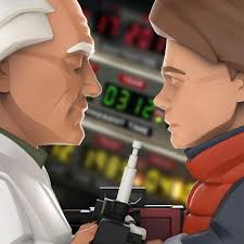 What in the name of Sir Isaac H. Newton is happening here?! We gotta get  Back to the Future! Join Doc Brown and Marty McFly as they test out the  time-traveling DeLorean