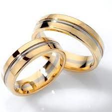 Polish Low Dome Grooved Couples Wedding Rings 6mm 02120 Couple Wedding Rings Rose Gold Engagement Ring Vintage Moonstone Engagement Ring Rose Gold