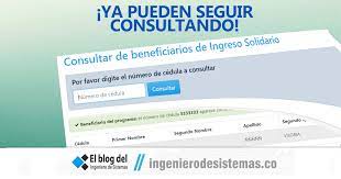 Qué hacer si soy beneficiario sin cuenta en el banco. Consultar Cedula En Ingreso Solidario Ver Si Eres Beneficiario