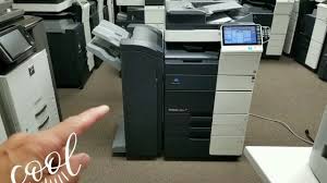 Check the setting of each item of the printer driver. Konica Minolta Bizhub C454e Youtube