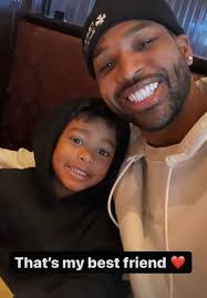 Tristan Thompson reunites with rarely seen son Prince, 5, after wild  partying as he expects baby with Khloe Kardashian