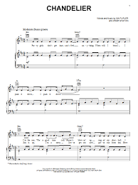 Sia Chandelier Partition Piano Voix Guitare Melodie Main Droite Plus De 70 000 Partitions A I Partitions Clarinette Partition Musicale Partition Musique