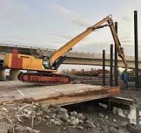 Custom 13.5Meter Long 45-50ton Excavator Pile Driving Arm ...