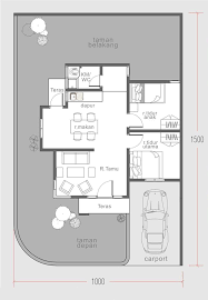Two Bedroom 60 Sq M House Plan Pinoy Eplans Small House Plans House Plans Little House Plans