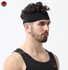 Mens Sports Headband Guys Elastic Thin Sweatband Running Workout Gym Black Band Toughheadwear Headband Headband Men Mens Headband Sports Sports Headbands
