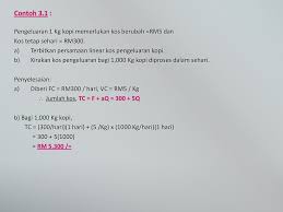 8 akaun penerimaan dan pembayaran akaun penerimaan dan pembayaran merupakan penyata yang menunjukkan semua penerimaan dan pembayaran dalam suatu tahun kewangan. Bab 3 Konsep Dan Kegunaan Kos Pengeluaran Ppt Download