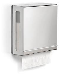 Touchless Stainless Steel C Fold Paper Towel Dispenser Blomus Paper Towel Dispensers Towel Dispenser Folded Paper Towels
