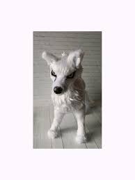 Crochet Wolf Toy Amigurumi Wolf Forest Wolf Doll Forest Nursery Toys Cute Baby Gift Wolf Toy Personalized White Wolf I Crochet Wolf Cute Baby Gifts Crochet Dog