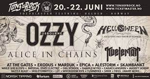 Listen to tons of rock 2018 in full in the spotify app. Tons Of Rock Festival Announces 2018 Lineup Featuring Ozzy Osbourne Alice In Chains And At The Gates Mxdwn Music