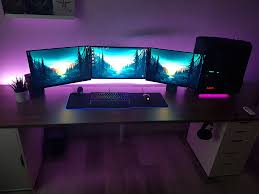 One More Ikea Desk Gaming Setup 2019 Gaming Setup Best Gaming Setup Gaming Room Setup