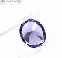 Đá quý Tianyu Phòng thí nghiệm hình bầu dục Grown Blue ...