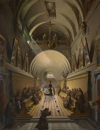 Interior of a Capuchin Convent - Artvee