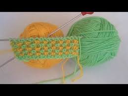 Iki Renkli Kolay Orgu Modeli Bebek Orgu Modeli Strickmuster Knitting Patterns Youtube Baby Knitting Patterns Orgu Orgu Egitimleri