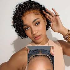 Amazon.com: Pelucas de cabello humano sin pegamento de 9 x 5, precortadas,  peluca de cabello humano prearrancado, densidad del 180%, pelucas de  cabello humano ondulado con encaje frontal, pelucas de cabello :