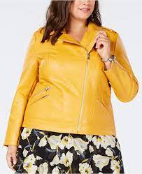 Inc International Concepts I N C Plus Size Faux Leather Moto Jacket Created For Macy S Faux Leather Moto Jacket Plus Size Jackets