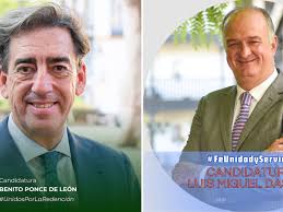 Benito Ponce de León y Luis Miguel Dasilva optan este martes a hermano  mayor de La Redención