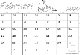 Årskalender kalender 2021 skriva ut gratis : Almanacka Februari 2020 Skriva Ut Gratis Utskrivbara Pdf