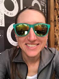 Running in summer with sunglasses