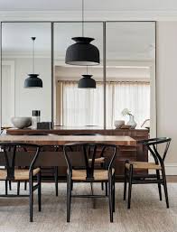 A mirror over a buffet or server in the dining room is a nice touch. 45 Best Scandinavian Chairs Design Ideas For Dining Room Roundecor Mirror Dining Room Dining Room Wall Decor Dining Room Mirror Wall