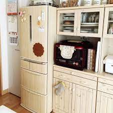 キッチン リメイクシート 100均 セリア 冷蔵庫リメイク などのインテリア実例 2015 03 14 06 24 10 roomclip ルームクリップ インテリア 収納 リメイクシート 100均 冷蔵庫 リメイク