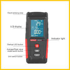 The dosimeter is for testing the electric field radiation, if the equipment like computer connect power ground loop well, it would lead electric field radiation to the ground, to shield it, then the test a: Wintact Emf Tester Electromagnetic Field Radiation Detector Tester Emf Meter Handheld Portable Emission Dosimeter Emf Tester Electromagnetic Radiation Detectors Aliexpress