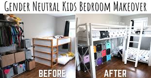 We just need to get a few more decorative items and the kid's. Our Kids Gender Neutral Bedroom Makeover Easy Copy Cat