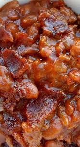 Baked Bean Casserole A Trisha Yearwood Recipe Baked Bean Recipes Baked Bean Casserole Food Network Recipes