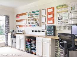 Craft room organization and storage are a vital part of crafting because supplies left in disarray can leave you feeling stifled and uninspired. Dream Craft Room Makeover Craving Some Creativity
