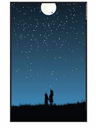 Child Looking At Night Sky Children Beautiful Night Sky Good Night Moon Night Skies