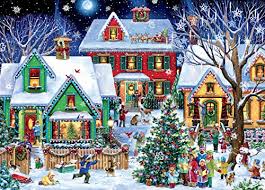 Choose items to buy together. Ceacoceaco Classic Christmas Christmas Houses Jigsaw Puzzle 1000 Pieces Dailymail