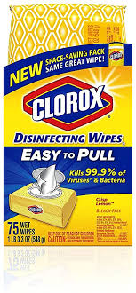 .clorox disinfecting wipes value pack, pack of 3 75 count each bleach free cleaning wipes clorox disinfecting wipes value pack, strep and kleb, 9% of viruses and bacteria including human coronavirus, these wipes are safe to use on a variety of hard, disinfecting wipes can take. Amazon Com Clorox Disinfecting Wipes Crisp Lemon 75 Wipes Pack 3 Health Personal Care