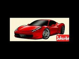 how to draw ferrari car easy step by step youtube ferrari car ferrari ferrari convertible