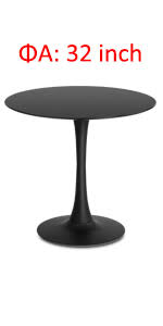 Designdistrict modern is the #1 source for affordable tulip dining tables. Amazon Com Tomile Round Dining Table 32 White Tulip Table Mid Century Modern Round Coffee Table Kitchen Dining Table For 2 4 People With Metal Pedestal Base Tulip White Table Tables