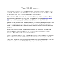 Our goal is to find the right plan. Ppt Trusted Health Insurance Powerpoint Presentation Free Download Id 7952980