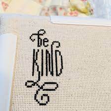 Free video game and geek cross stitch patterns to download by lord libidan. Be Kind Cross Stitch Pattern Free Cross Stitch Quotes Typography Font Free Cross Stitch Patterns Positive Messages Artofit
