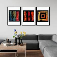 Sanatsal Tasarim 3 Parca Poster Set Ev Dekoru Dekor Tasarim