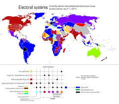 Electoral Systems Of The World 2017 Map Europe Map Cartography