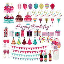 Birthday Gift On My Birthday Vine Birthday Clipart Birthday Printable Commercial By Honeydesignstore This Set Of 43 Graphics Contain Wine Birthday Party Birthday Cards Diy Birthday Printables