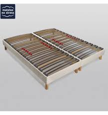 Ce sommier va non seulement vous permettre de rehausser votre. Sommier A Lattes 140x190 Matelas No Stress
